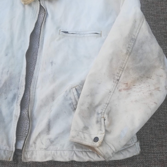 Vintage Distressed Canvas Work Coat - Picture 3 of 7